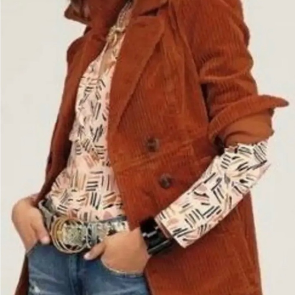 Professor Peacoat in Rust Corduroy